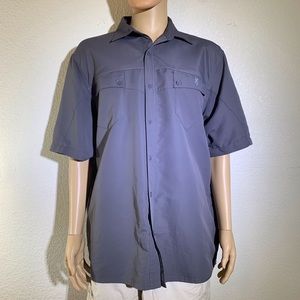 Browning Gray Fishing/Camp style short sleeve